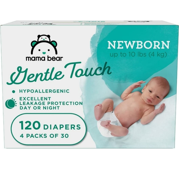 Other Mama Bear Gentle Touch Newborn Diapers 12 Count Poshmark